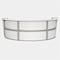 Linea Italia Reception Desk 71 in D X 46 in H, 11.9 ft W X Thermofused Laminate, White ZUS297 - alternate 1